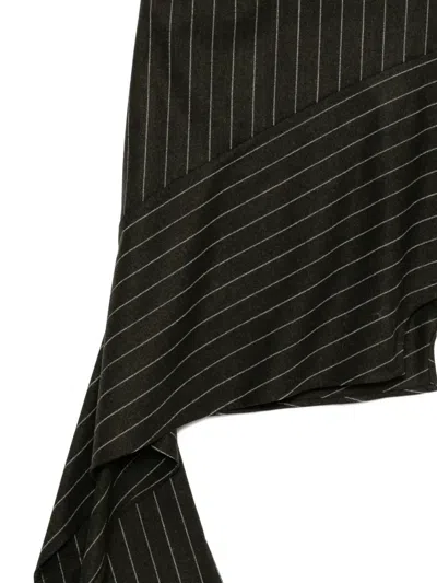 Monse Deconstructed Pajamas Skirt In Black