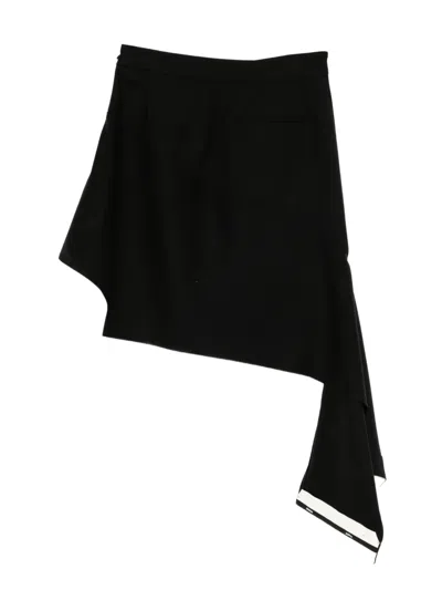 Monse Deconstructed Skirt In Black