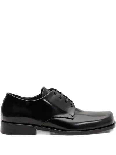 Ami Alexandre Mattiussi Square-shape Derby Shoes In Black
