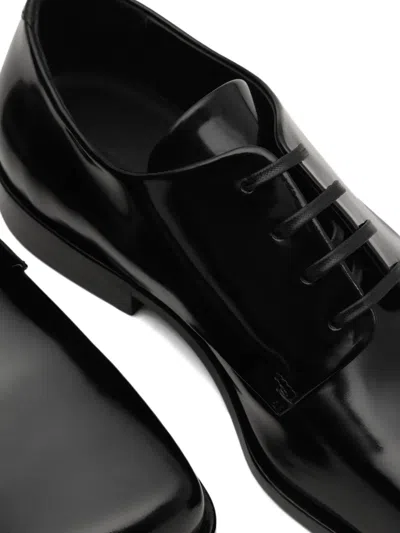 Ami Alexandre Mattiussi Square-shape Derby Shoes In Black