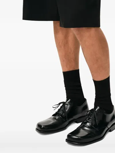 Ami Alexandre Mattiussi Square-shape Derby Shoes In Black