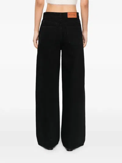Monse Eyelet-embellished Jeans In Black