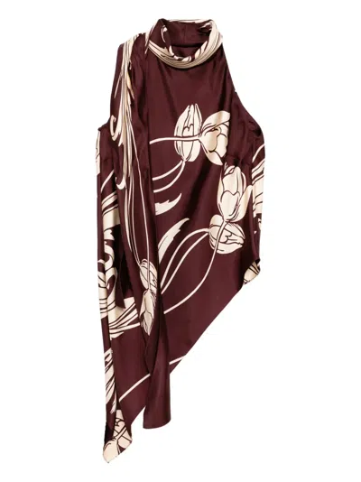 Monse Draped Scarf Top In Multi