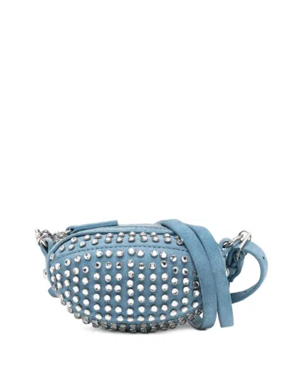 Monse Football Mini Bag In Blue