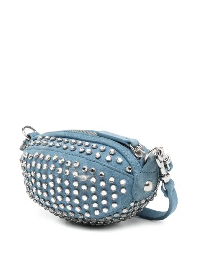 Monse Football Mini Bag In Blue