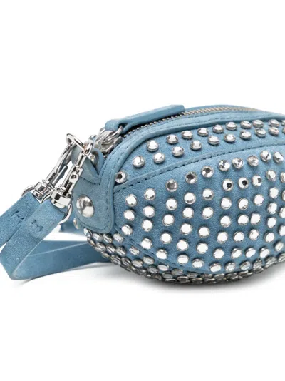 Monse Football Mini Bag In Blue