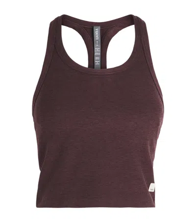 Vuori Elevation Racerback Bra In Burgundy
