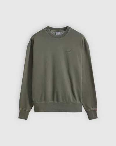 Levi's Authentic Crewneck Sweatshirt In Green