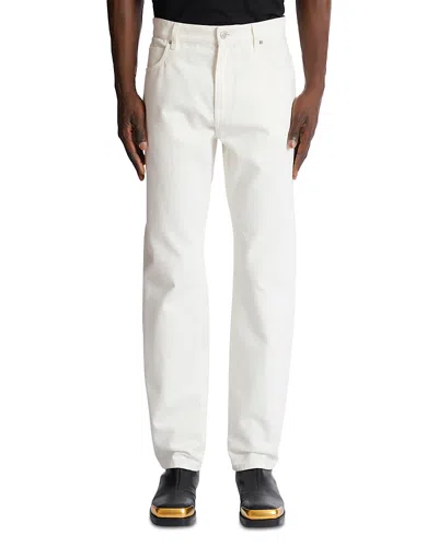 Balmain Regular Fit Jeans In Off White In White
