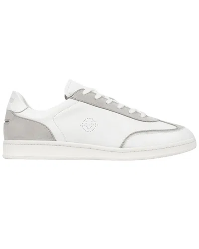 Reiss Unseen Footwear Portelet Leather Sneaker In White