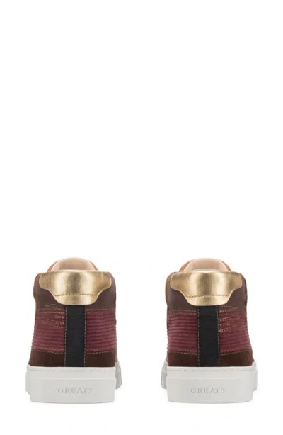 Greats Royale High Patchwork Sneaker In Multi