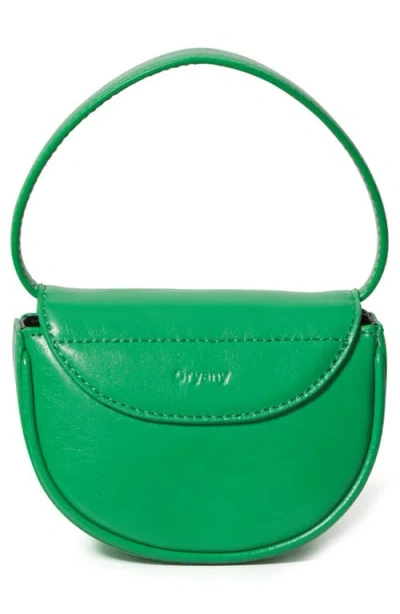 Oryany Lottie Saddle Leather Crossbody Bag In Kelly Green