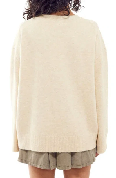 Bdg Urban Outfitters Boyfriend Crewneck Sweatshirt In Nude
