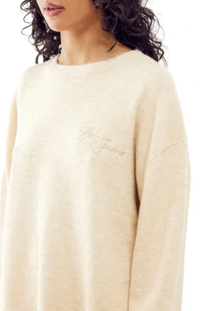 Bdg Urban Outfitters Boyfriend Crewneck Sweatshirt In Nude