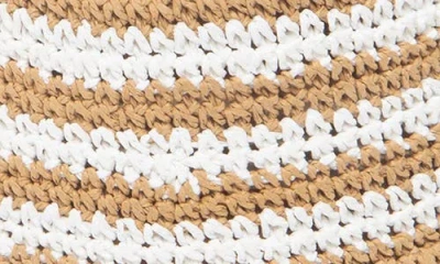 San Diego Hat Woven Straw Bucket Hat In Brown