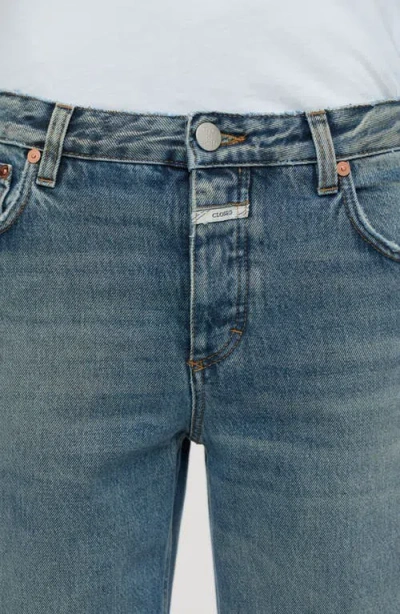 Closed Gillian Mid Rise Flare Jeans In Blue