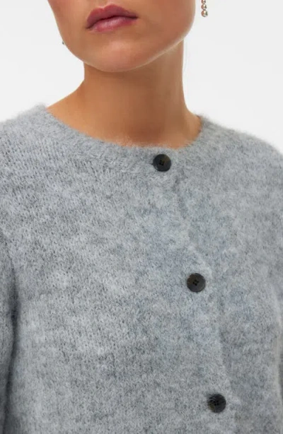 Vero Moda Novah Cardigan In Gray