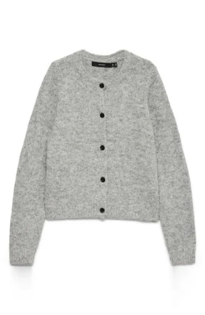 Vero Moda Novah Cardigan In Gray