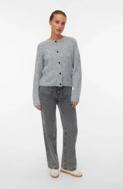 Vero Moda Novah Cardigan In Gray