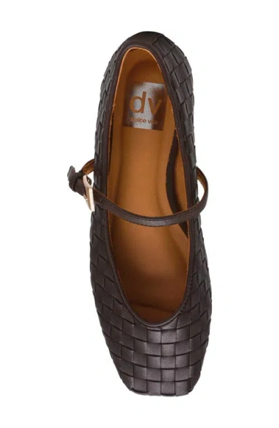 Dolce Vita Dv By  Fabes Mary Jane Flat In Brown