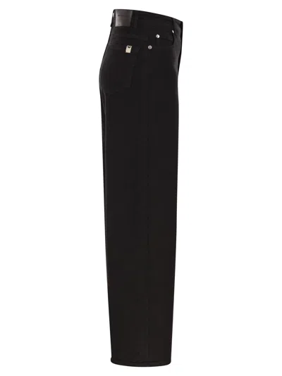 Weekend Max Mara Wide Leg Trousers In Black
