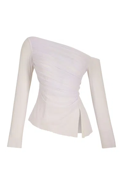 Growny Women's Caprina Blouse White In White