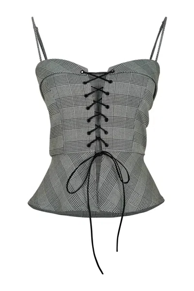 Growny Women's Grey Suzie Lace Blouse In Gray