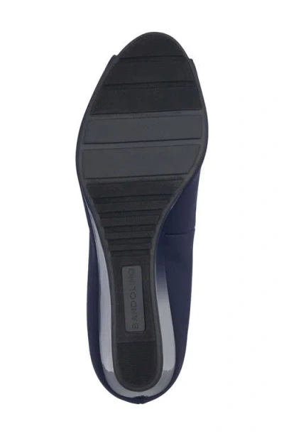 Bandolino Peep Toe Wedge Pump In Multi