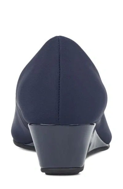 Bandolino Peep Toe Wedge Pump In Multi