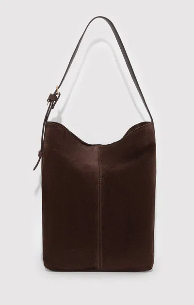 Mavi Suede Bucket Bag In Tortoise Shell In Brown