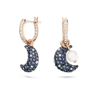 Swarovski Luna Drop Earrings In Gold