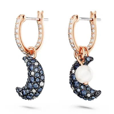 Swarovski Luna Drop Earrings In Gold