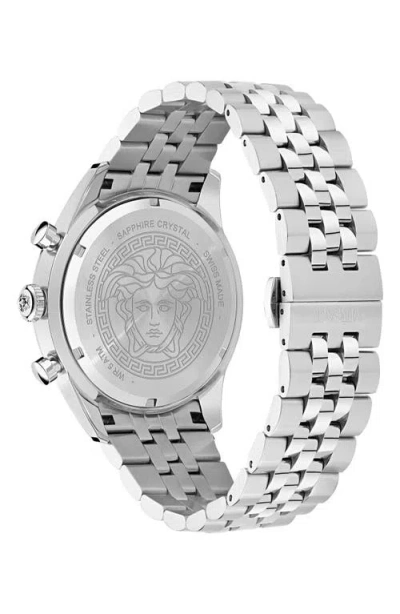 Versace Master Chronograph, 44mm In Silver