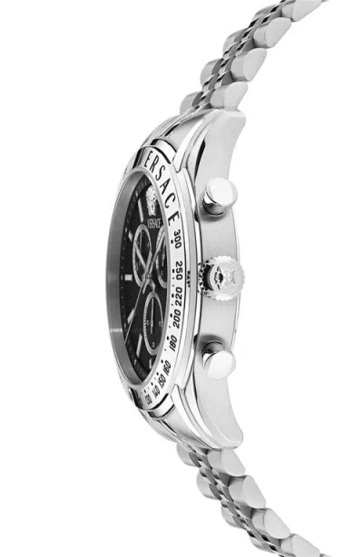 Versace Master Chronograph, 44mm In Silver