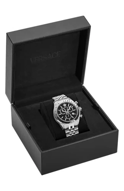 Versace Master Chronograph, 44mm In Silver