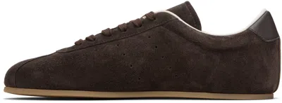 Common Projects Brown Driving Sneakers In Black