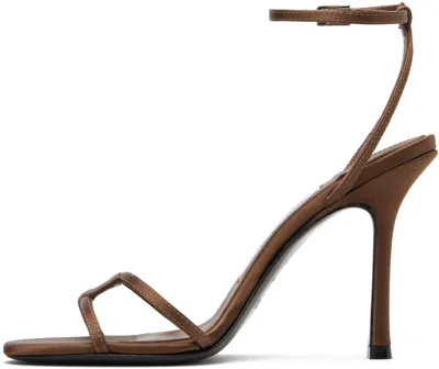 Jimmy Choo Brown 1998 Leo 100 Heeled Sandals In Brown