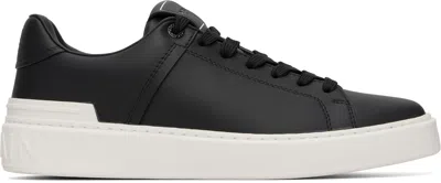 Balmain B-court Low-top Sneaker In Black