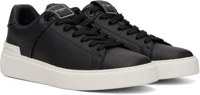 Balmain B-court Low-top Sneaker In Black