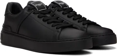 Balmain B Court Sneakers Flat Sole Round Toe In Multi