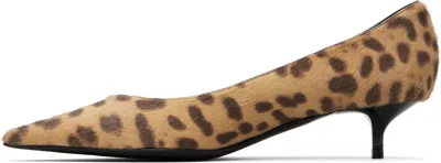 Jimmy Choo Brown Amelia Heels In Brown