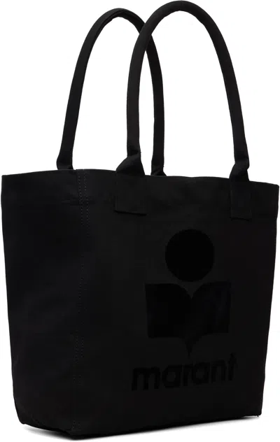 Isabel Marant Black Small Yenky Tote In Blue