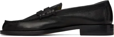 Common Projects Black Soft Loafers In Black