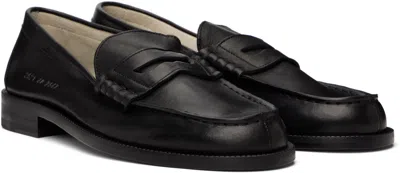 Common Projects Black Soft Loafers In Black
