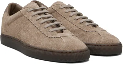 Common Projects Taupe Field Sneakers In Brown