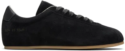 Common Projects Driving Lo Profile Leather-trimmed Suede Sneakers