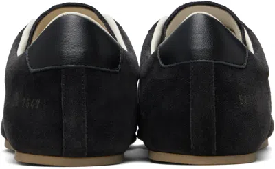 Common Projects Driving Lo Profile Leather-trimmed Suede Sneakers