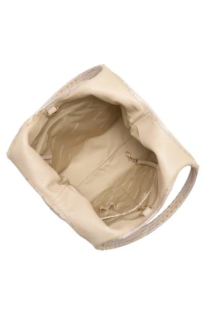 Brahmin Melora Embossed Leather Tote In Neutral