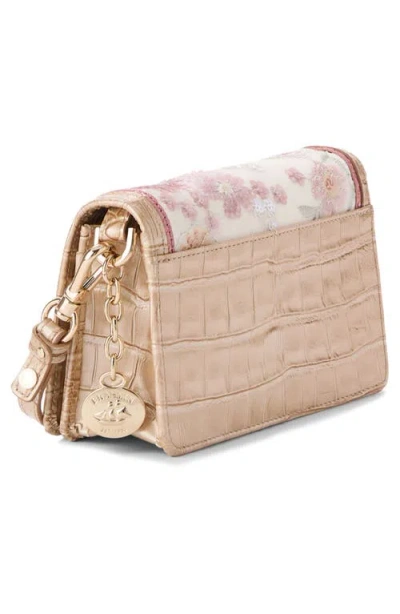 Brahmin Minuette Convertible Leather Crossbody Bag In Brown