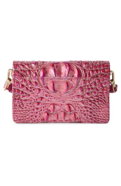 Brahmin Minuette Convertible Leather Crossbody Bag In Pink